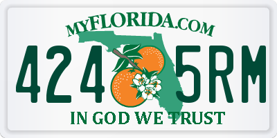 FL license plate 4245RM