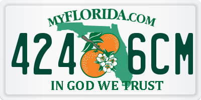 FL license plate 4246CM