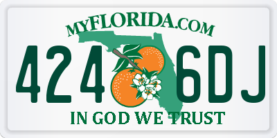 FL license plate 4246DJ