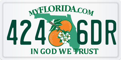 FL license plate 4246DR