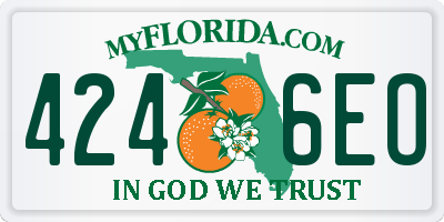 FL license plate 4246EO