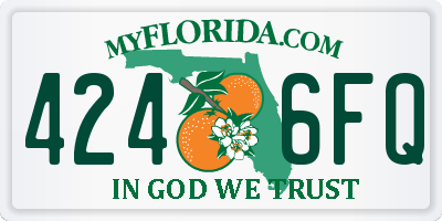 FL license plate 4246FQ