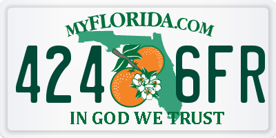 FL license plate 4246FR