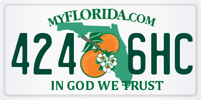 FL license plate 4246HC