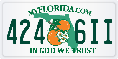 FL license plate 4246II