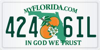 FL license plate 4246IL