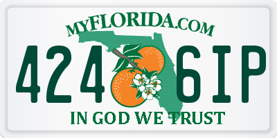 FL license plate 4246IP