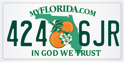 FL license plate 4246JR
