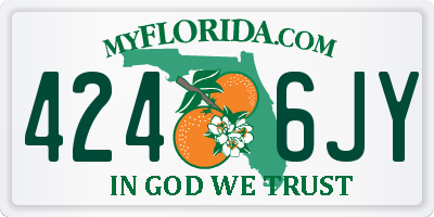 FL license plate 4246JY