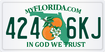FL license plate 4246KJ