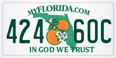 FL license plate 4246OC