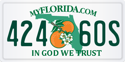 FL license plate 4246OS
