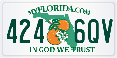 FL license plate 4246QV