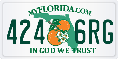 FL license plate 4246RG
