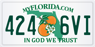 FL license plate 4246VI