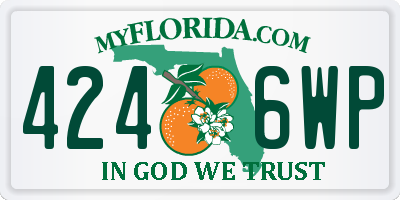 FL license plate 4246WP