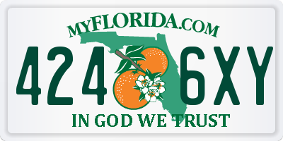 FL license plate 4246XY