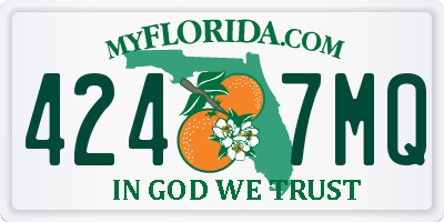 FL license plate 4247MQ