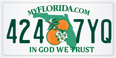 FL license plate 4247YQ
