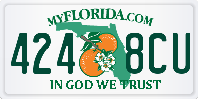 FL license plate 4248CU