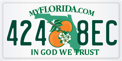 FL license plate 4248EC