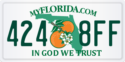 FL license plate 4248FF
