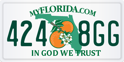 FL license plate 4248GG