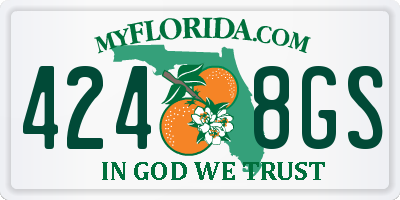 FL license plate 4248GS