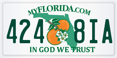 FL license plate 4248IA