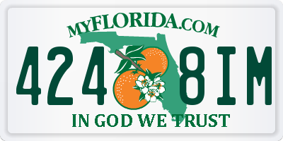 FL license plate 4248IM