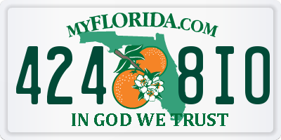 FL license plate 4248IO