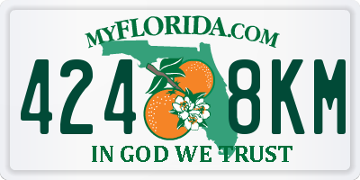 FL license plate 4248KM