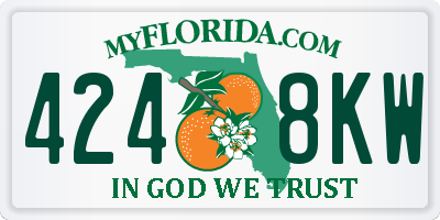 FL license plate 4248KW