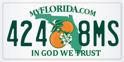 FL license plate 4248MS