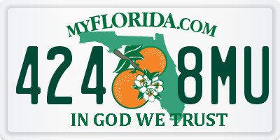FL license plate 4248MU