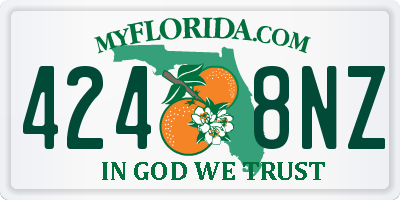 FL license plate 4248NZ