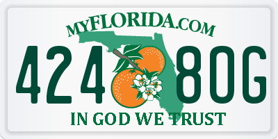 FL license plate 4248OG