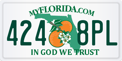 FL license plate 4248PL