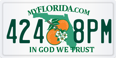 FL license plate 4248PM