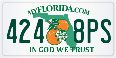 FL license plate 4248PS