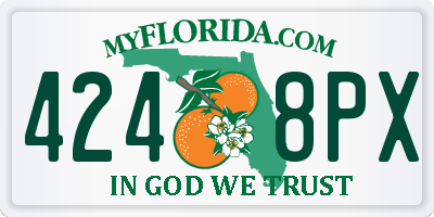 FL license plate 4248PX