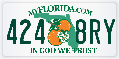 FL license plate 4248RY