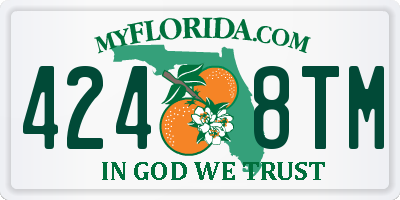 FL license plate 4248TM