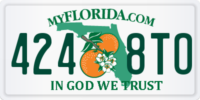 FL license plate 4248TO