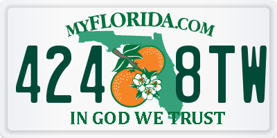 FL license plate 4248TW