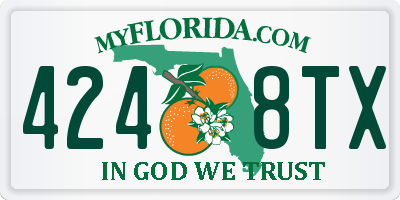 FL license plate 4248TX