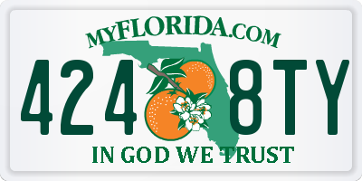 FL license plate 4248TY