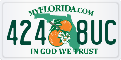FL license plate 4248UC