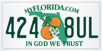 FL license plate 4248UL