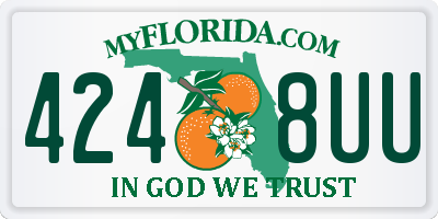FL license plate 4248UU
